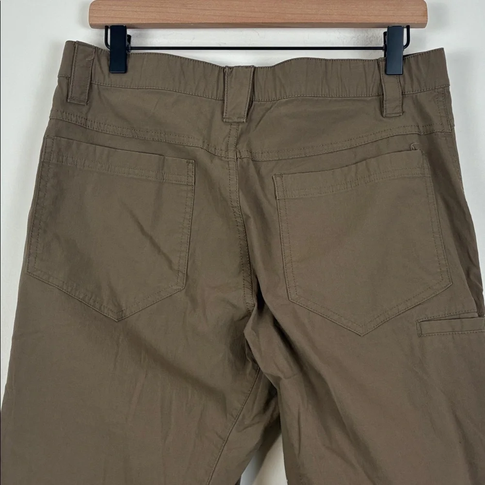CQR Men's 32/30 (32/29) Brown Straight-Leg Work Chinos Outdoors Tactical